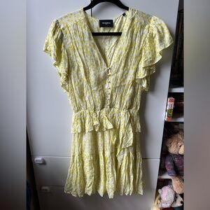 The Kooples Yellow Floral Dress